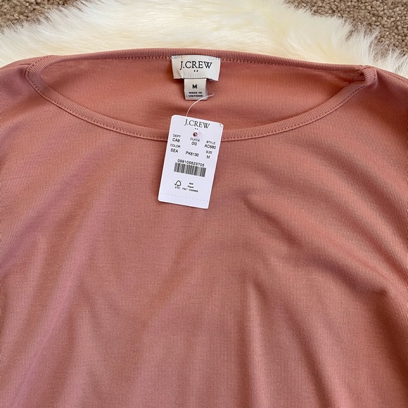 NWT J Crew 3/4 Sleeve Top - Picture 4 of 4